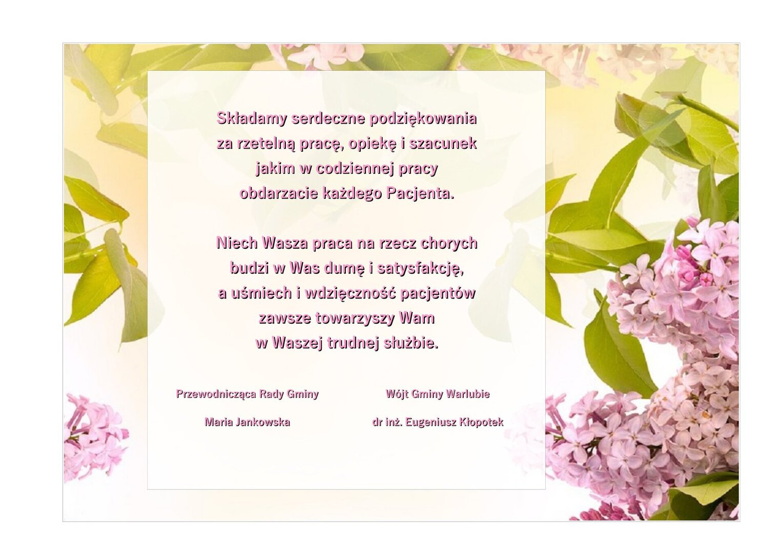 Międzynarodowy Dzień Pielęgniarek i Położnych