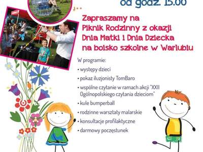 Plakat Piknik Rodzinny 2023