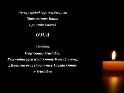 Kondolencje dla Rodziny i Bliskich