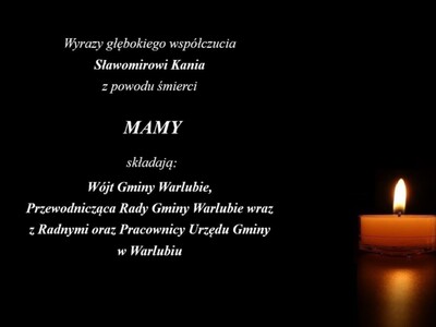 Kondolencje dla Rodziny i Bliskich