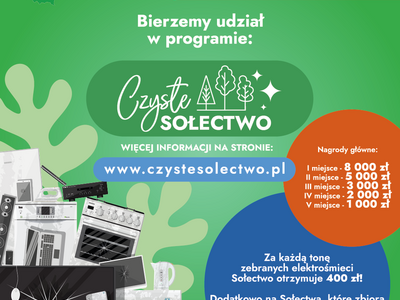Program „CZYSTE SOŁECTWO” plakat