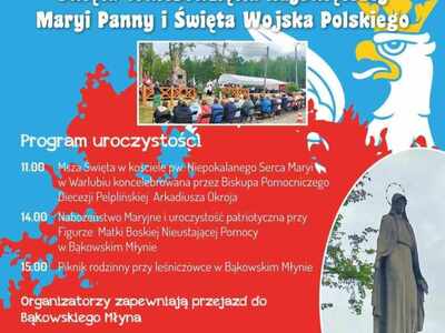 uroczystość religijno-patriotyczna plakat
