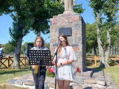 Uroczystość religijno-patriotyczna w Bąkowskim Młynie