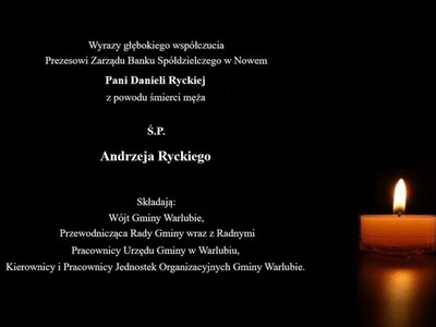 Kondolencje dla Rodziny i Bliskich