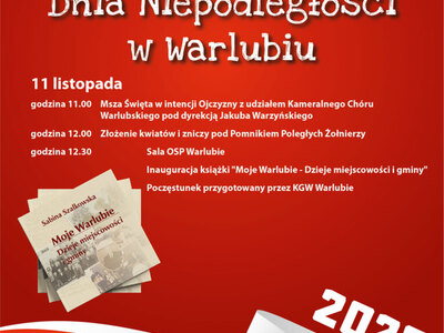 Obchody Dnia Niepodległości - plakat