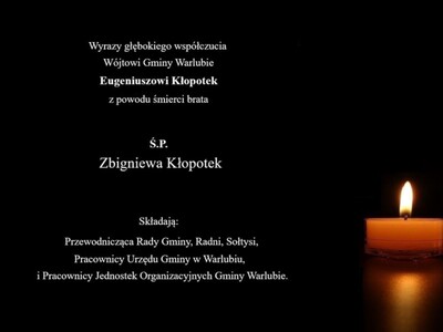 kondolencje dla rodziny i bliskich