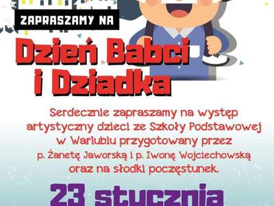 Plakat - dzień babci i dziadka