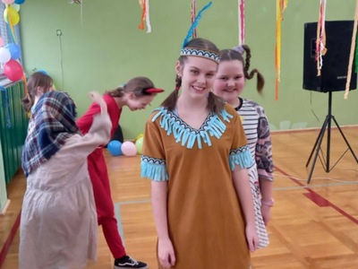 Bal karnawałowy w PSP Warlubie