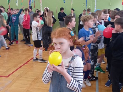Bal karnawałowy w PSP Warlubie