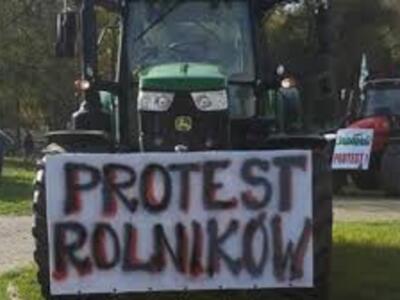 zdjęcie protest rolników