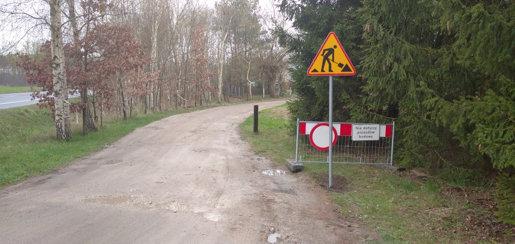 Budowa drogi wewnętrznej w miejscowości Warlubie, ul. Wybudowanie Nowskie