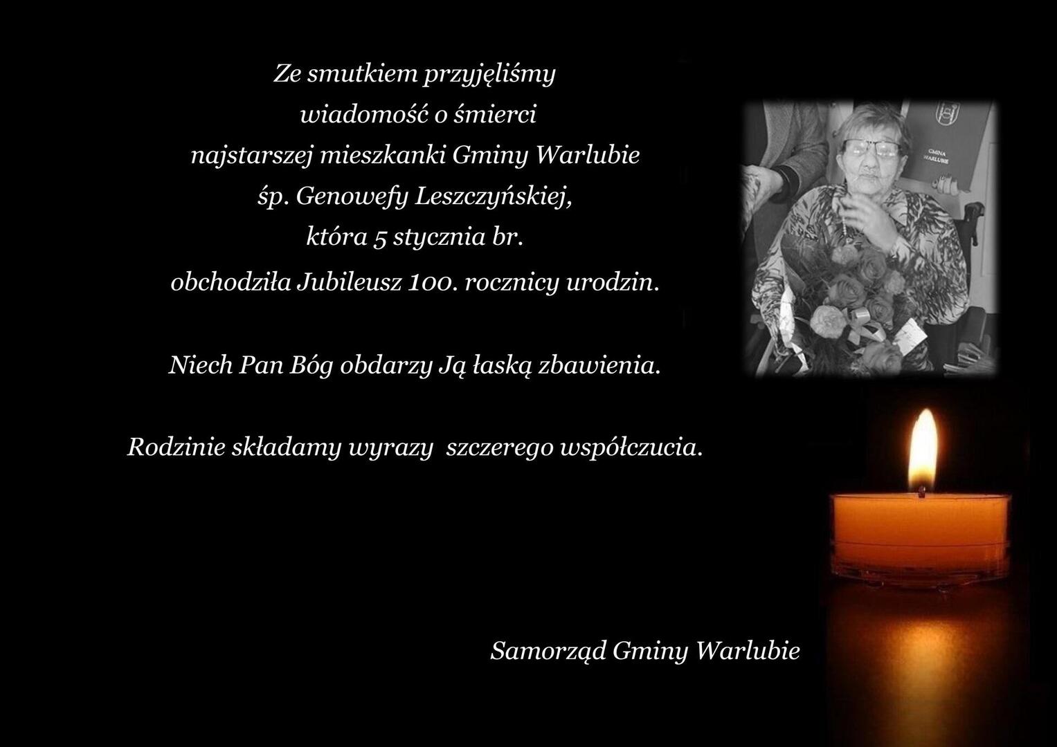 Kondolencje dla Rodziny i Bliskich