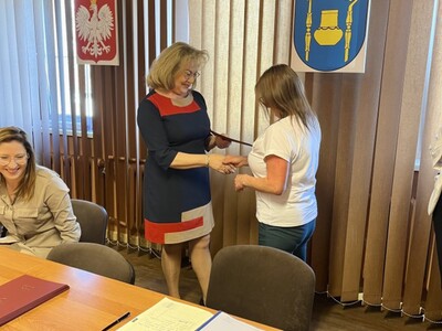 Uroczyste wręczenie zaświadczeń dla nowo wybranego Wójta i Radnych Gminy Warlubie