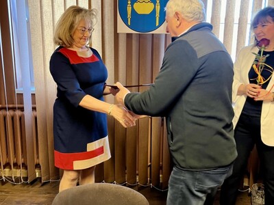 Uroczyste wręczenie zaświadczeń dla nowo wybranego Wójta i Radnych Gminy Warlubie