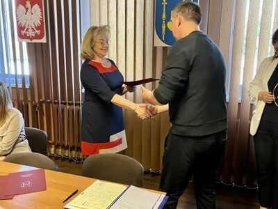 Uroczyste wręczenie zaświadczeń dla nowo wybranego Wójta i Radnych Gminy Warlubie