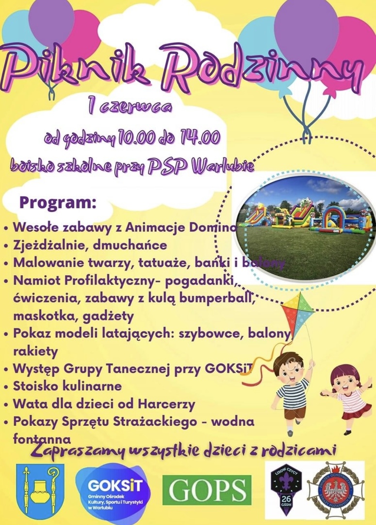 Piknik Rodzinny z okazji Dnia Dziecka