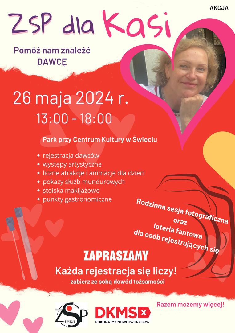 Akcja rejestracji dawców szpiku!