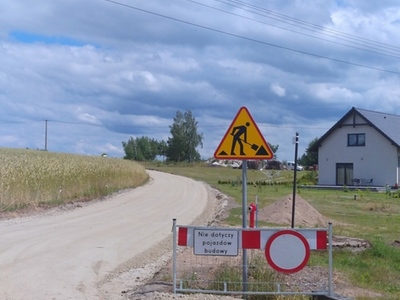 Budowa drogi wewnętrznej w miejscowości Warlubie, ul. Wybudowanie Nowskie