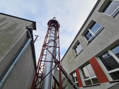 Wymiana kotłowni w budynku Szkoły Podstawowej w Warlubiu