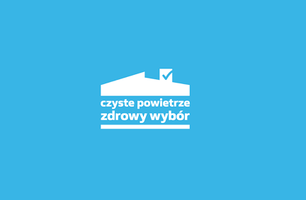 logotyp czyste powietrze zdrowy wybór
