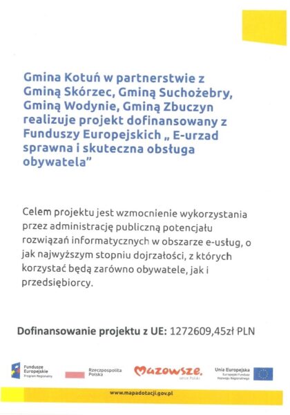 e-Urząd projekt