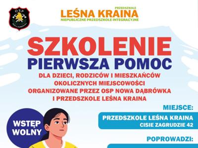 Serdecznie Zapraszamy na szkolenie z pierwszej pomocy