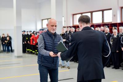 Uroczyste otwarcie remizy OSP Karsin