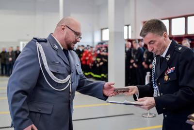 Uroczyste otwarcie remizy OSP Karsin