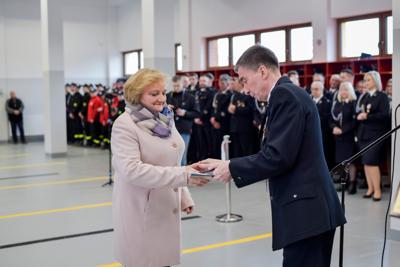Uroczyste otwarcie remizy OSP Karsin