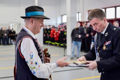Uroczyste otwarcie remizy OSP Karsin