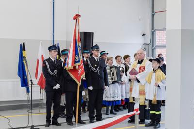 Uroczyste otwarcie remizy OSP Karsin