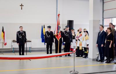 Uroczyste otwarcie remizy OSP Karsin