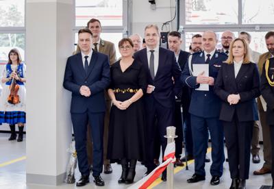 Uroczyste otwarcie remizy OSP Karsin