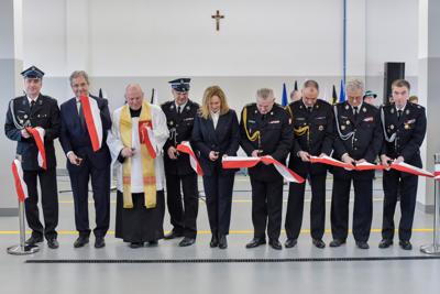 Uroczyste otwarcie remizy OSP Karsin