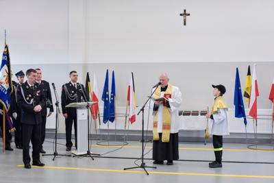 Uroczyste otwarcie remizy OSP Karsin