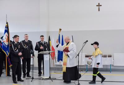 Uroczyste otwarcie remizy OSP Karsin