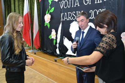 Wręczenie Stypendium Wójta Gminy Karsin