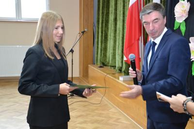 Wręczenie Stypendium Wójta Gminy Karsin