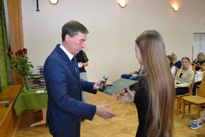 Wręczenie Stypendium Wójta Gminy Karsin