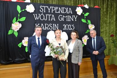 Wręczenie Stypendium Wójta Gminy Karsin