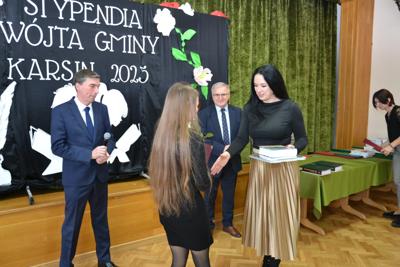 Wręczenie Stypendium Wójta Gminy Karsin