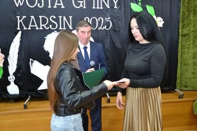 Wręczenie Stypendium Wójta Gminy Karsin