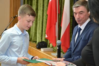 Wręczenie Stypendium Wójta Gminy Karsin
