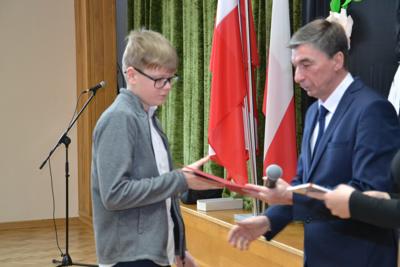 Wręczenie Stypendium Wójta Gminy Karsin