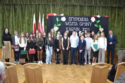 Wręczenie Stypendium Wójta Gminy Karsin