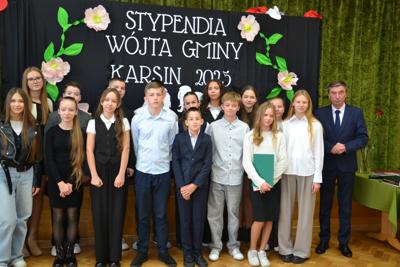 Wręczenie Stypendium Wójta Gminy Karsin