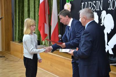 Wręczenie Stypendium Wójta Gminy Karsin