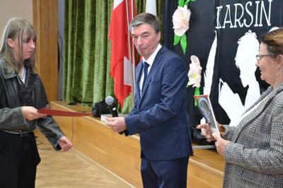 Wręczenie Stypendium Wójta Gminy Karsin