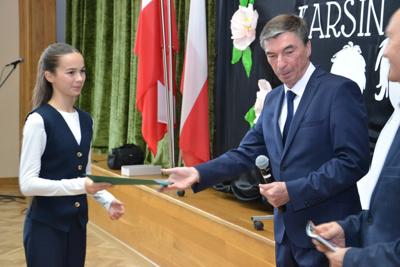 Wręczenie Stypendium Wójta Gminy Karsin