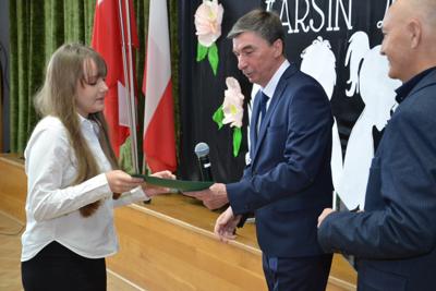 Wręczenie Stypendium Wójta Gminy Karsin